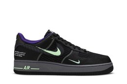 Nike: Чёрные кроссовки  Air Force 1