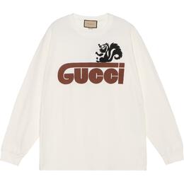 Gucci: Белая футболка 