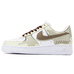 Nike: Зелёные кроссовки  Air Force 1