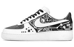 Nike: Чёрные кроссовки  Air Force 1