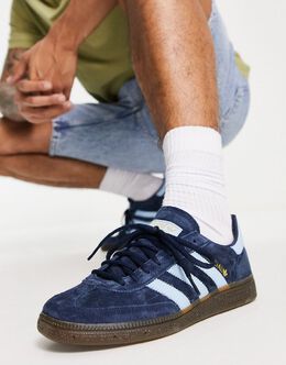 Adidas: Тёмные кроссовки  Handball Spezial