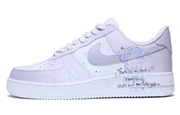 Nike: Фиолетовые кроссовки  Air Force 1