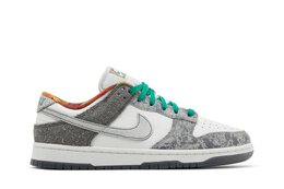 Nike: Серые кроссовки  Dunk Low Premium