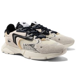 Lacoste: Белые кроссовки 