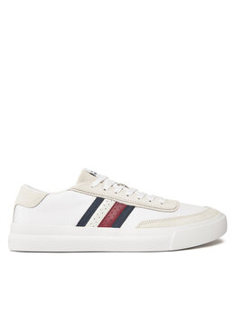 Tommy Hilfiger: Белые кроссовки  TH