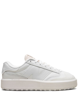 New Balance: Белые кроссовки 