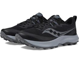 Saucony: Чёрные кроссовки  Peregrine