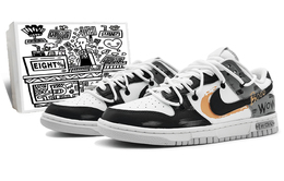 Nike: Чёрные кроссовки  Dunk