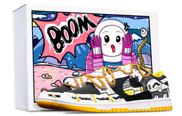 Nike: Чёрные кроссовки  Dunk