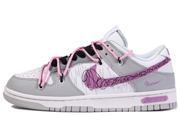 Nike: Серые кроссовки  Dunk