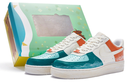 Nike: Синие кроссовки  Air Force 1