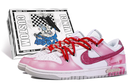 Nike: Розовые кроссовки  Dunk