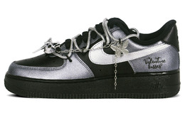 Nike: Серебристые кроссовки  Air Force 1