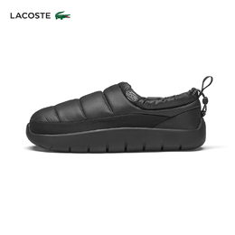 Lacoste: Чёрные кроссовки 