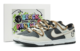 Nike: Жёлтые кроссовки  Dunk