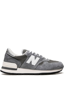 New Balance: Серые кроссовки  990