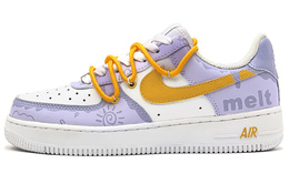 Nike: Фиолетовые кроссовки  Air Force 1