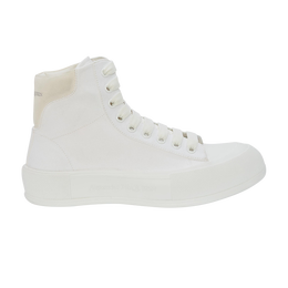 Alexander McQueen: Белые кроссовки  Deck Plimsoll