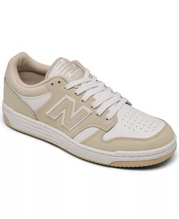 New Balance: Белые кроссовки 