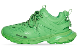 Balenciaga: Зелёные кроссовки  Track