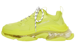 Balenciaga: Жёлтые кроссовки  Triple S