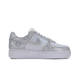 Nike: Серебристые кроссовки  Air Force 1