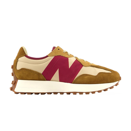 New Balance: Бежевые кроссовки  327