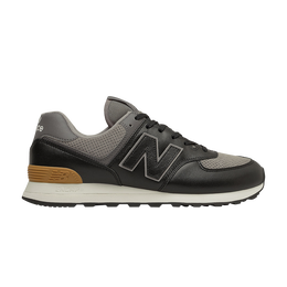 New Balance: Чёрные кроссовки  574