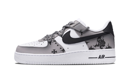 Nike: Чёрные кроссовки  Air Force 1