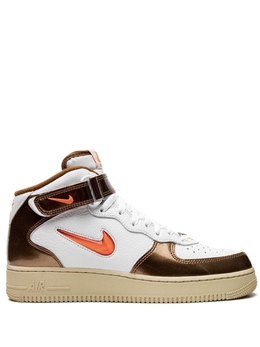 Nike: Коричневые кроссовки  Air Force 1