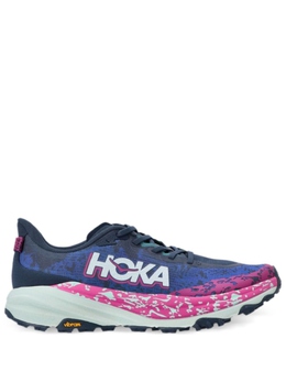 HOKA: Фиолетовые кроссовки 