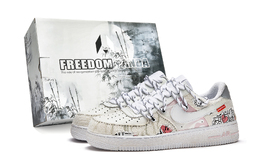 Nike: Бежевые кроссовки  Air Force 1