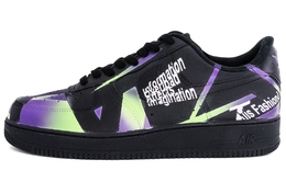 Nike: Чёрные кроссовки  Air Force 1