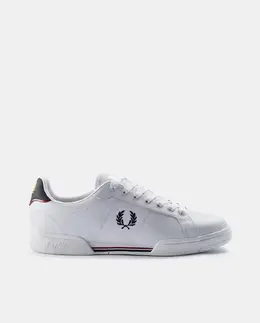 Fred Perry: Белые кроссовки 