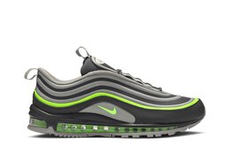 Nike: Зелёные кроссовки  Air Max 97