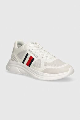 Tommy Hilfiger: Белые кроссовки  Runner