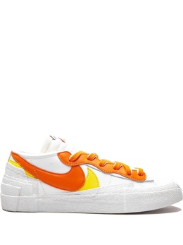 Nike: Оранжевые кеды  Blazer Low