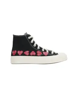 Comme Des Garçons Play: Чёрные кроссовки 