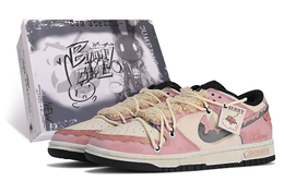 Nike: Розовые кроссовки  Dunk