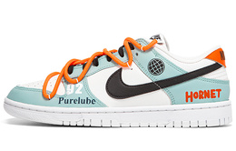 Nike: Оранжевые кроссовки  Dunk
