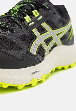 Asics: Чёрные кроссовки 