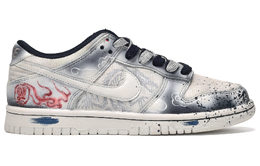 Nike: Голубые кроссовки  Dunk Low