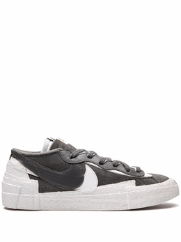 Nike: Серые кроссовки  Blazer Low