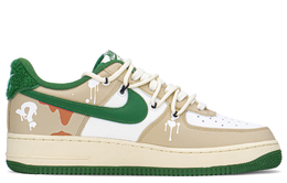 Nike: Зелёные кроссовки  Air Force 1