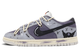 Nike: Фиолетовые кроссовки  Dunk