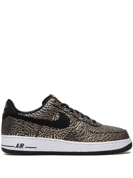 Nike: Тёмные кроссовки  Air Force 1