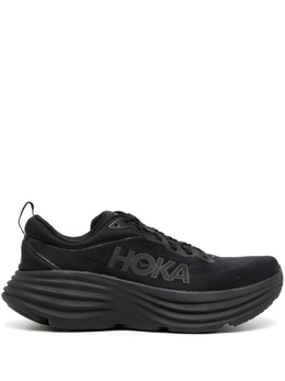 HOKA: Чёрные кроссовки 