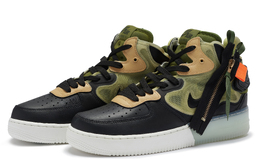 Nike: Зелёные кроссовки  Air Force 1