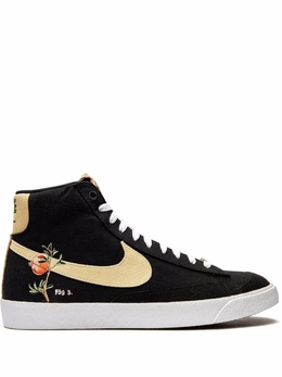 Nike: Чёрные кеды  Blazer Mid 77