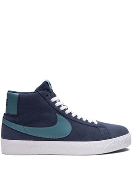 Nike: Синие кеды  SB Blazer Mid